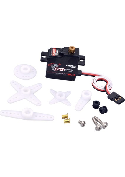 17G Dişli Servo 1/18 Yüksek Hızlı Rc Sabit Kanat Düzlemi Rc Tekne Aksesuarları S0017M (Yurt Dışından)