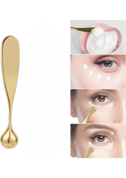 Gold Metal Yüz Masaj Aparatı Spatula, Masaj Aparatı