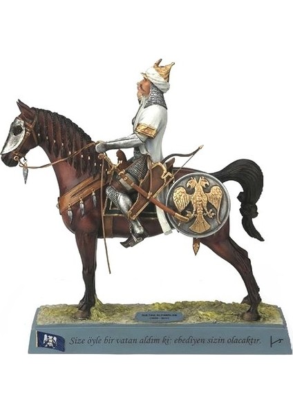 At Üzerinde Sultan Alparslan Figürü 30CM