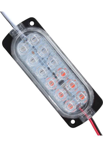 Parlak Yanıp Sönen Kırmızı/ Mavi Modül LED 2835 24 Volt 1.2 Watt