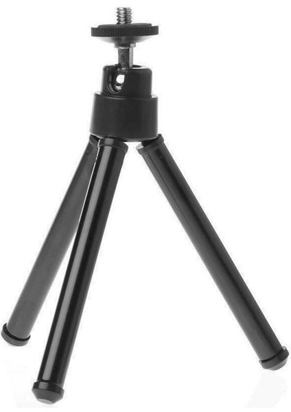 Mini Portatif Taşınabilir Alüminyum Tripod Siyah
