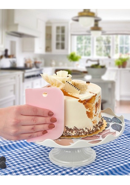 3lü Set Hamur Kesme ve Kazıma Aparatı Pasta Börek Pasta Şekillendirici Kesici Kazıyıcı fiyatları