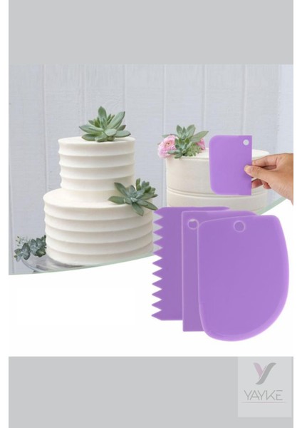 Hamur Kek Kesici Dilimleme Spatula Kek Krem Kazıyıcı Pasta Kesiciler Kazıyıcı Kenar Pürüzsüz