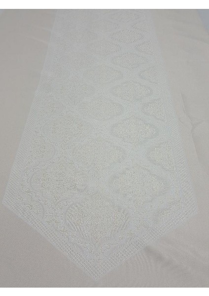 Roma Lüx Jakar Kumaş Bej Masa Örtüsü Dikdörtgen 160x220 cm - 1046 fırsatları