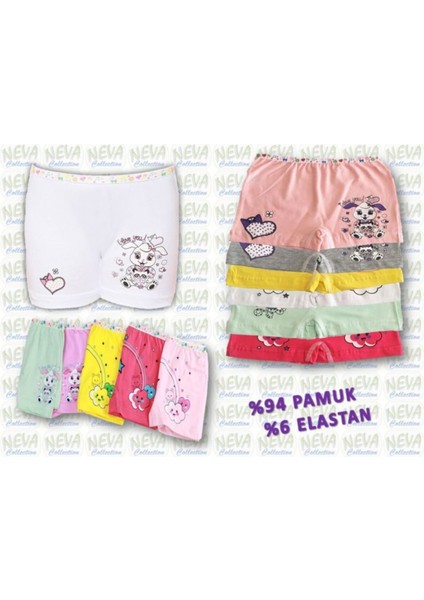 Erkek Cocuk Baskılı Rengarenk Baskılı Pamuklu 6 Adet Külot indirimleri