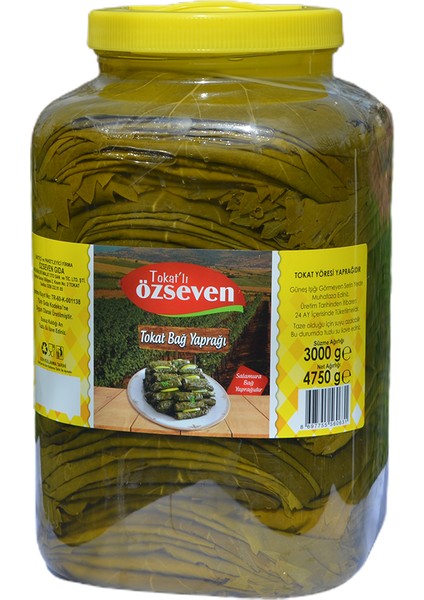Tokat Salamura Bağ Yaprağı 4750 gr