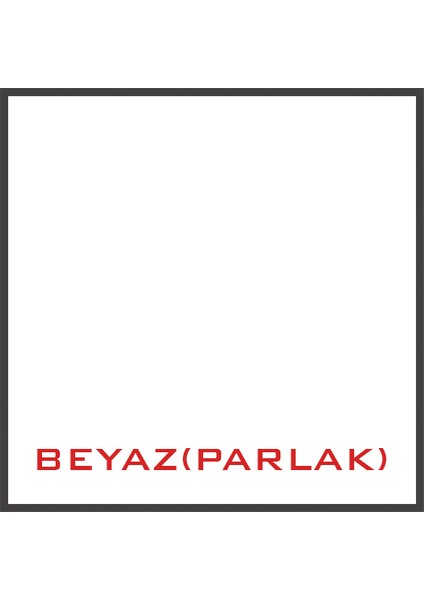 Setli Duvar Rafı 100 cm  Beyaz ( Parlak )