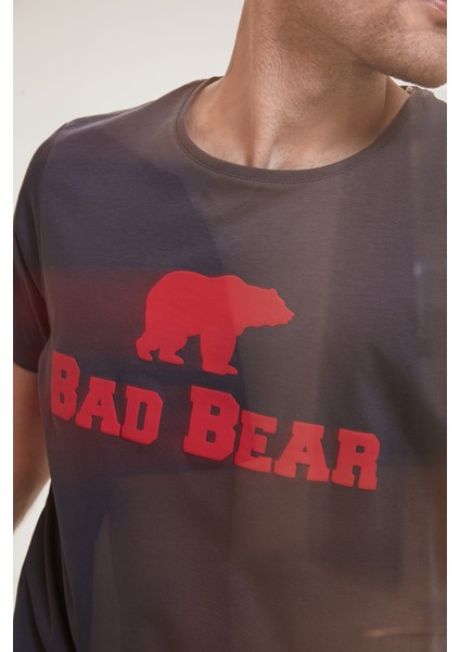 Bad Bear Tee 0 Yaka Erkek Tshirt - Lacivert