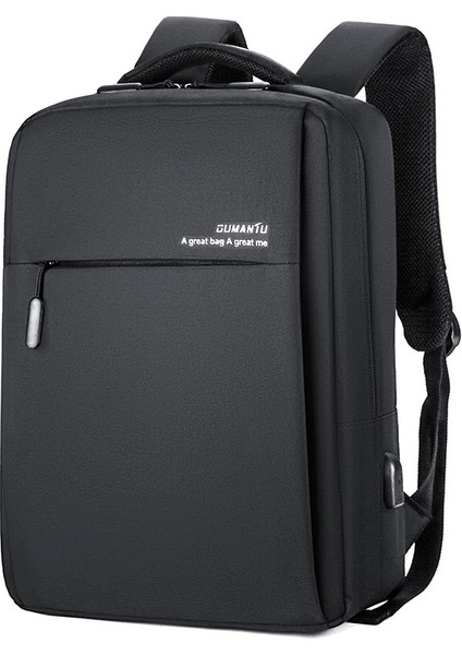 Oumantu 9002A Iş Laptop Sırt Çantası Siyah (Yurt dışından)