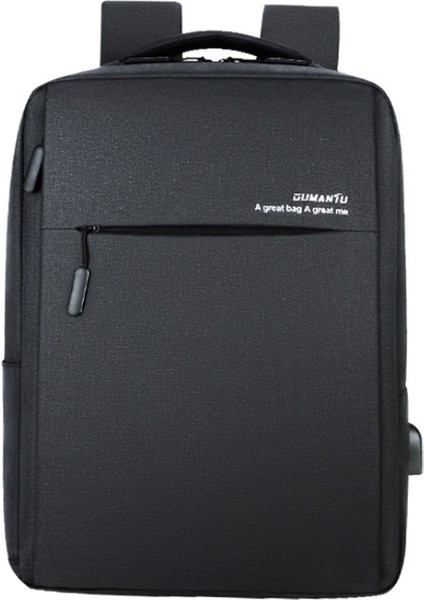 Oumantu 9002A Iş Laptop Sırt Çantası Siyah (Yurt dışından)