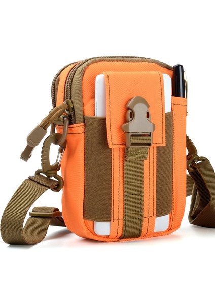 Lt-02 Messenger Belt Bag With Shoulder Strap Portakal (Yurt dışından)
