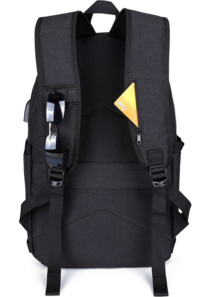 6016B Açık Büyük Kapasiteli Hırsız Sırt Çantası Siyah (Yurt dışından) modelleri