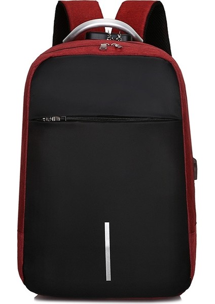 16 Inç Iş Casual Hırsız Bilgisayar Sırt Çantası Şarap Kırmızısı (Yurt dışından) fiyatları