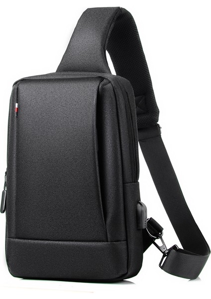 Oumantu 903 Oxford Bez Göğüs Çantası Siyah (Yurt dışından)