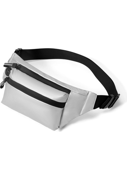 CXS-321 Bel Çantası, Boyut: 32 x 12 x 6 cm Gümüş Rengi (Yurt dışından)
