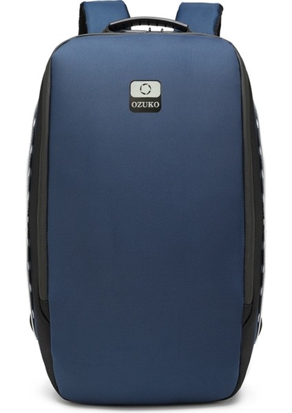 Ozuko 9282 Su Geçirmez Hırsızlık Erkekler Sırt Çantası Koyu Mavi (Yurt dışından)