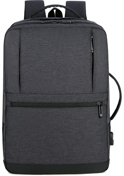 Oumantu 1908 Büyük Kapasiteli Erkekler Laptop Sırt Çantası Siyah (Yurt dışından) fiyatları