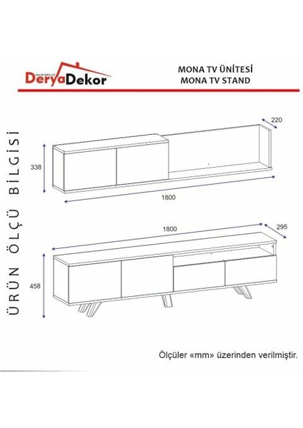 Mono Tv Ünitesi Beyaz