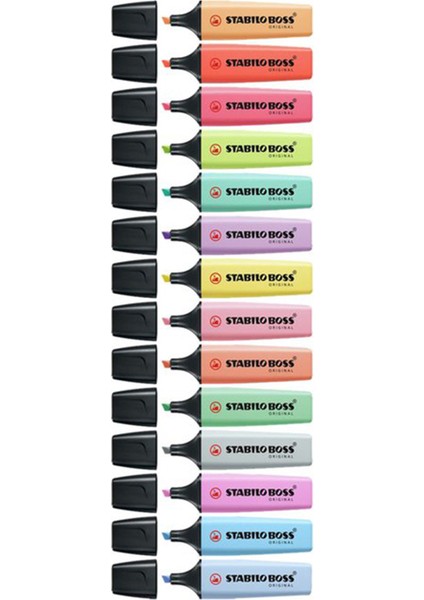 Boss Original Pastel Işaretleme Kalem Seti 14 Renk