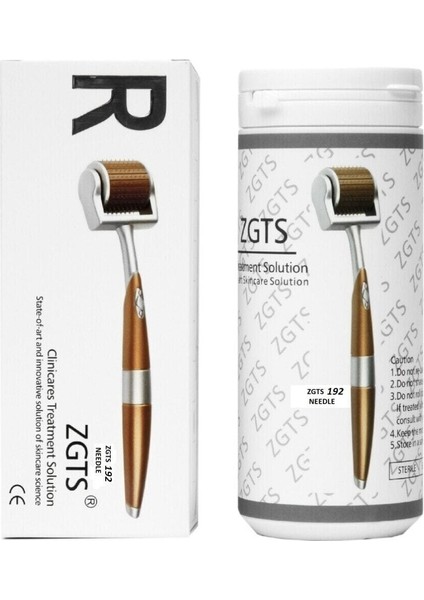 Zgts Dermaroller 192 Iğneli Titanyum Gold Derma Roller-Dr.needle-0,50 mm