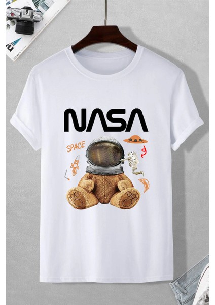 Nasa Baskılı Tasarım T-Shirt