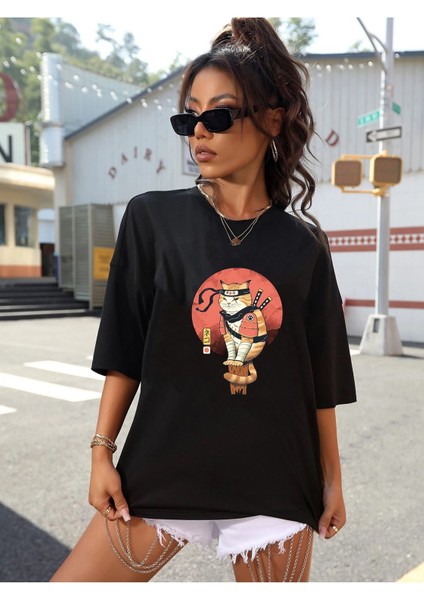 Japon Modası Baskılı Tasarım Tshirt