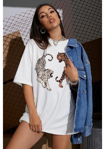 Kaplan Baskılı Tasarım Tshirt