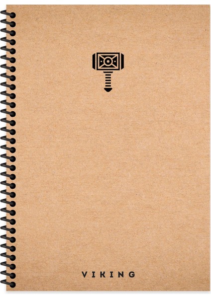 17X24 Çizgili Defter La Plume Viking - Çekiç