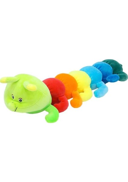 Otr Peluş 80 cm Renkli Tırtıl