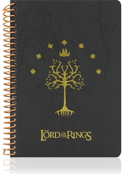 Lord Of The Rings (Yüzüklerin Efendisi) Siyah Butik Defter