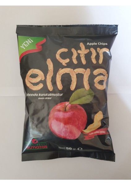 Elmataş Çıtır Elma Kurusu 50 gr x 24