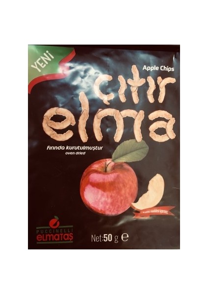 Elmataş Çıtır Elma Kurusu 50 gr x 24