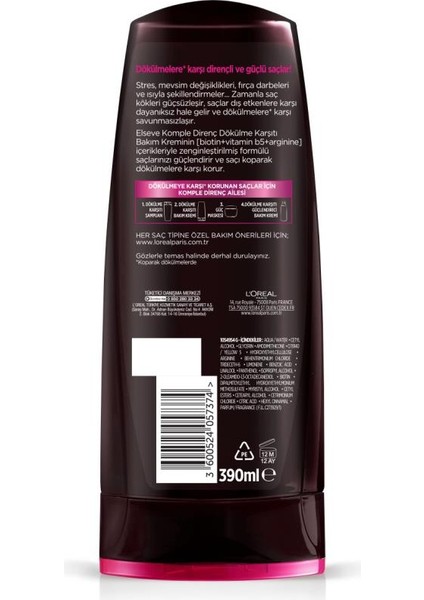 L'oréal Paris Elseve Komple Direnç Bakım Kremi 390 ml