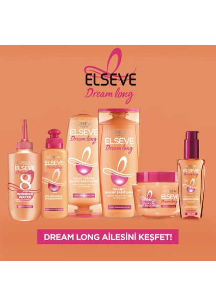 L'Oreal Paris Elseve Dream Long Kolay Tarama Saç Bakım Kremi 390Ml