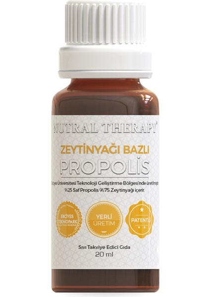 Zeytinyağı Bazlı Propolis 20 ml