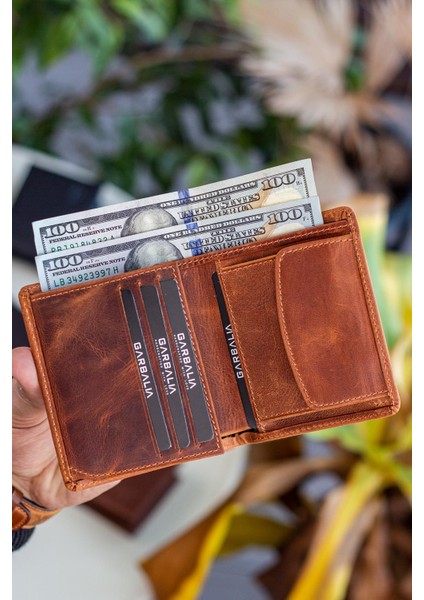 Dallas Hakiki Deri Bozuk Para Bölmeli Erkek Cüzdan