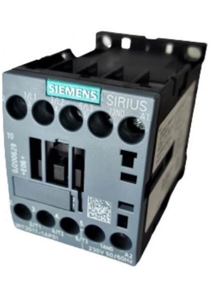 3RT2017-1AP01 5,5kw 12A 220V Ac 1no Sırıus Kontaktör Sıemens
