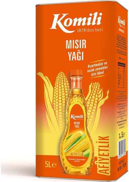 Mısır Yağı 5 lt