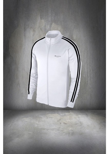 Erkek Beyaz Supra Penye Kumaş Şık ve Rahat Eşofman Takımı Seti (S-3xl) fiyatları
