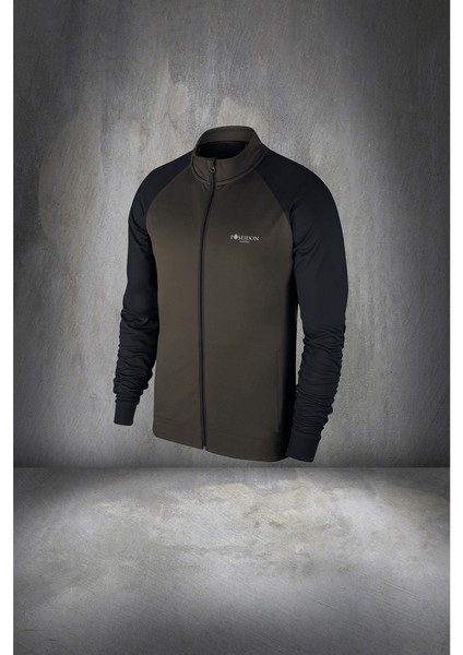 Erkek Haki Supra Penye Kumaş Rahat Fermuarlı Koşu ve Yürüyüş Takımı (S-3xl) fiyatları