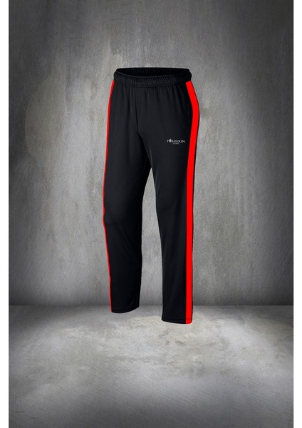 Erkek Siyah Supra Penye Kumaş Fermuarlı Şık Eşofman Seti (S-3xl) modelleri