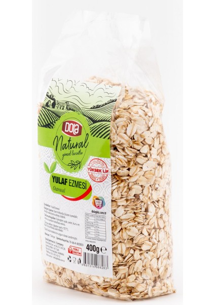 Natural Yulaf Ezmesi 400 gr 4 Adet