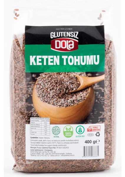 Keten Tohumu 400 gr