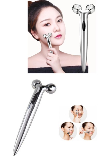 3D Massager Cilt Terapi Göz Dudak Çevresi Kol Omuz Bacak Masaj Aleti