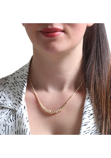 Sarı Altın Süzme Model Altın Toplu Kolye (KLY0053) fiyatları