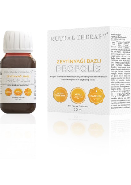 Zeytinyağı Bazlı Propolis 50 ml