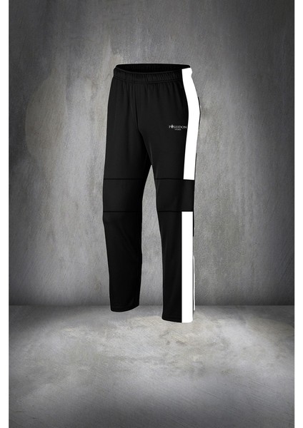 Erkek Siyah Supra Penye Kumaş Rahat Cepli Eşofman Takımı (S-3xl) modelleri