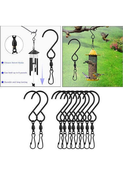 10'lu Döner Kanca Klip (Yurt Dışından) modelleri