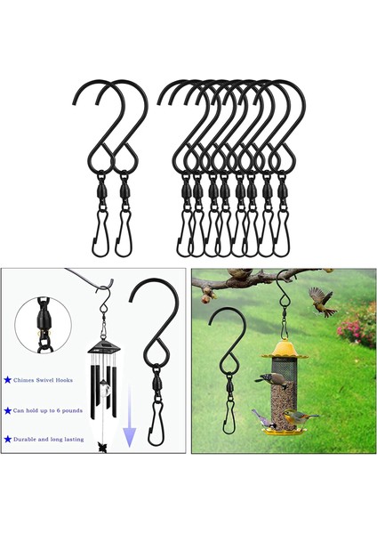 10'lu Döner Kanca Klip (Yurt Dışından) fırsatları