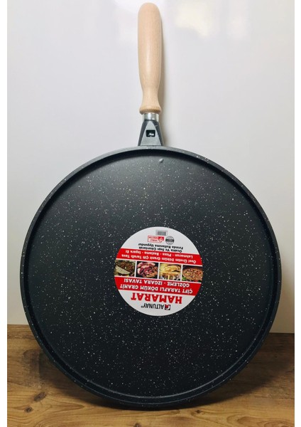 Hamarat Çift Taraflı Döküm Bazlama Tavası 35 cm